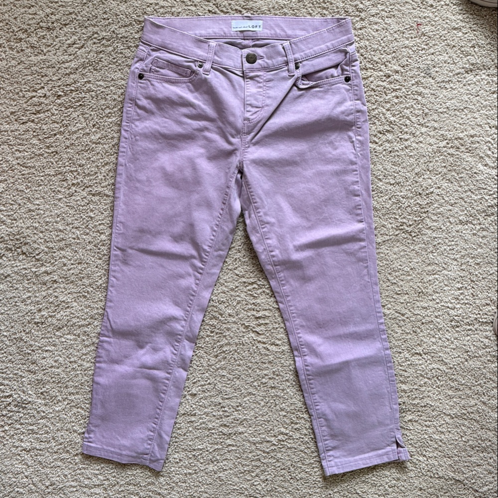 LOFT Women's Skinny Jeans in Lavender